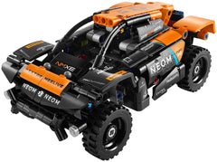 LEGO Technic NEOM Mclaren Extreme E versenyautó készlet, motoros játék gyerekeknek, megépíthető szélautó, technikai ajándék fiúknak és lányoknak 7 éves 42166 építőkészletek Besuche den LEGO-Store