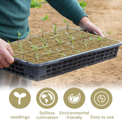 Rockwool palánta kockák 28 - Rockwool kockák 4x4x4 cm - Palánta kockák, Rockwool kockák, Hidroponikus palántarendszerek / Klónozott növények / Iskolai projektek, Palánták termesztése talaj nélkül