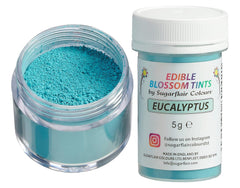 Sugarflair Blossom Tint Dust Pudră Colorant Alimentar Eucalipt - Pudră Colorant Alimentar pentru Decoruri de Tort, Pastă de Zahăr, Fondant, Glazură, Ciocolată, Cremă de Unt, Macarons și Mai Multe - 5G