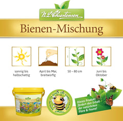 NL Chrestensen nagy vödör – Paradicsom minden rovarnak, méhlegelő, méhbarát virágmagkeverék, sokszínű