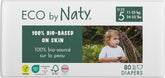 Eco Pelenkák Eco by Naty Baby Eco Pelenkák - prémium bio pelenkák, környezetbarát, növényi alapú anyagokból készültek, ideálisak az érzékeny baba bőrére (5-80 db-os méret)