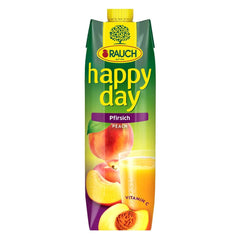 Rauch Happy Day Peach | A napon érett gyümölcsökből | 6 x 1 literes, Tetra Prisma Alkoholmentes italok Naty Shop