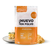 Eipulver aus Freilandeiern (1kg) | Pasteurisiertes Vollei Pulver | Ohne Zusatztoffe | Glutén- és laktózmentes | Vakuumverpackung im Zip-Beutel