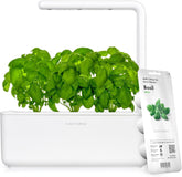 Click and Grow Growbox, Intelligens kert, Könnyebb, mint hidroponikus termesztőrendszer, Beltéri kert, Füvészkert, Beltéri üvegház 3 növényi kapszulával, fehér