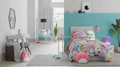 Franco Squishmallows ágynemű, puha mikroszálas, franciaágyhoz Paplanok és paplanok Naty Shop