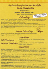 Dinkel-Pfannenkuchen, 180 G Amestec pentru copt si gatit Naty Shop