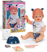 BABY Born Emma dzsungel stílusban - Baba 43 cm magas - 10 funkció Kiegészítőkkel és uniszex színű ruhával - Elemek nélkül működik - 3 évesnél idősebb gyermekek számára alkalmas Naty Shop Dolls Alapértelmezett cím