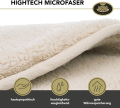 Gözze - Cloud puha bújós takaró, báránybőr utánzat, 100% poliészter (mikroszál), 150 X 200 cm - Camel Paplanok és paplanok Naty Shop