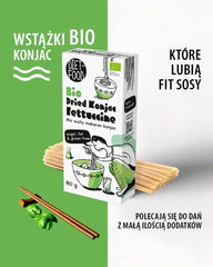 Fettuccine Konjac Shirataki Organic 80g – Alacsony kalória és alacsony szénhidráttartalmú, gluténmentes, alacsony szénhidráttartalmú, alkalmas keto diétákhoz, tápióka liszttel