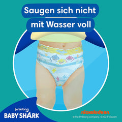 Pampers Splashers Baby Shark limitált kiadású eldobható úszópelenka 4-5, 11, 9kg-15kg, biztonságos védelem a vízben