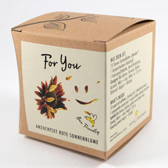 Plant Grow Gift Kit - Sunflower Sunset, cserepekkel, szubsztrátummal és termesztési útmutatóval