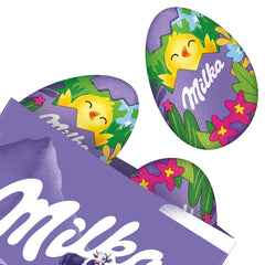 Milka Sweet Egg – vaníliás krémmel töltött húsvéti csokoládé, tükörtojás kinézet – 124g