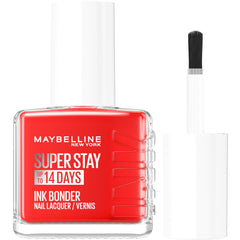 Maybelline New York - Színes, tartós körömlakk - intenzív és pigmentált színek - Erősíti a sérült körmöket - Superstay Ink Bonder - Árnyalat: Blood Orange 493 - 12 ml