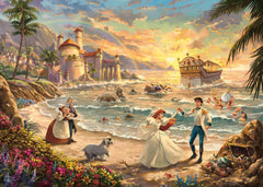 Schmidt Spiele 58036 Thomas Kinkade, Disney, A kis hableány A szerelem ünnepe, kirakós 1000 darabos Puzzle Naty Shop