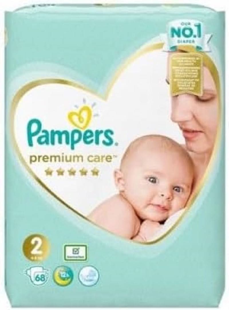 Pampers pelenka 2-es méret (4-8kg), Premium Care pelenka, 68 db Mother and Baby Naty Shop 2 (68 db)