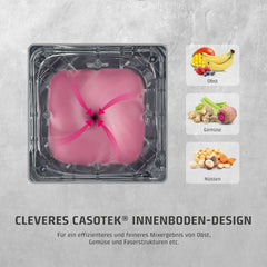 CASO Powerblender B 2000 - Profi állványkeverő, 30 000 U/perc, 2000 Watt, Bruchsicherer Tritan-Mixbehälter (2 L), Bpa-Frei, Pulse-, Shake-, Smoothie-Funktion, 8-Fach Messer-Naschitychtung Mittan Kitchen-System Shop