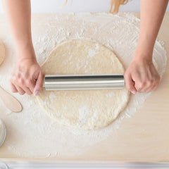 ROZSDAMENTES ACÉL GÖRGŐ. H.42 D.5 CM