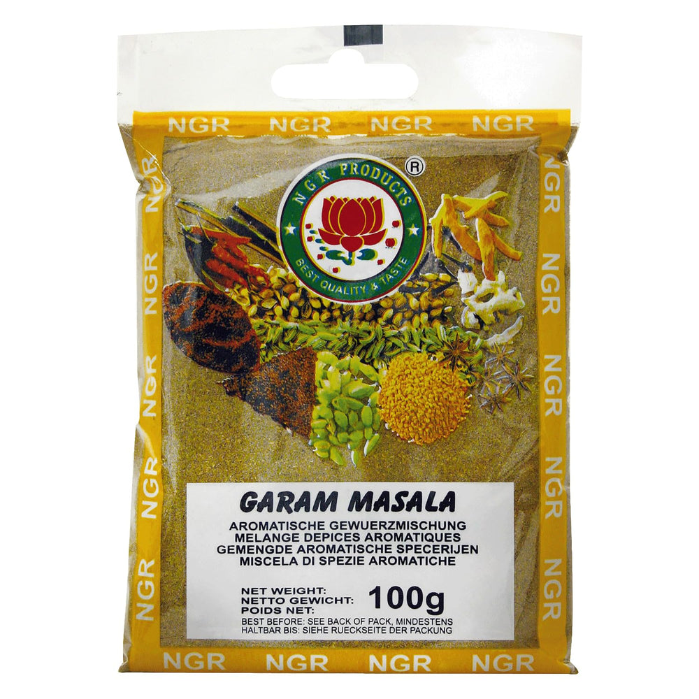 Garam Masala, Gewürzmischung zum Würzen von Gerichten, vegán, halal, gluténmentes (1 x 100 g)