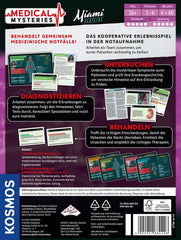 KOSMOS 684426 Medical Mysteries – Miami Medical Co-op RPG Medical Crime Files társasjáték 16 éves kortól