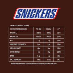 Snickers csokoládészelet mogyorós karamell 5 szeletcsomag | Snack foci | (1 x 5 x 50 g)