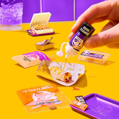 MGA's Miniverse Make It Mini Taco Bell Series 1 - Mini-Sammlerstücke, DIY, Kunstharz-Bastelspiel, Nachgebildete Lebensmittel, Nicht Essbar, Für Sammler & Kinder ab 8