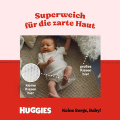 Huggies Newborn Baby pelenka 2-es méret, 3-6 kg, Újszülötteknek, Nedvességjelzővel, 210 pelenka Mother and Baby Naty Shop