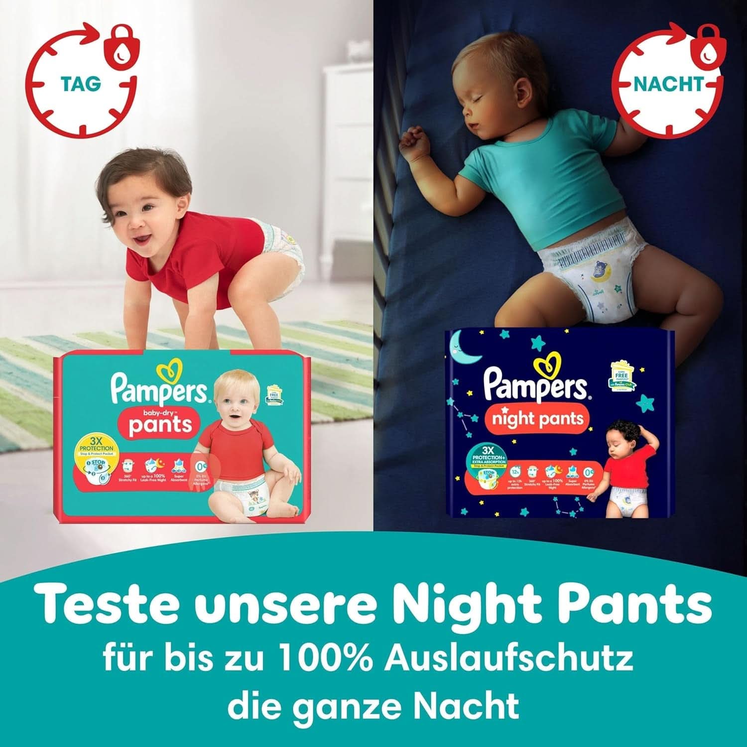 Pampers Windeln Pants Größe 5 Baby-Dry, 160 Windeln, 12Kg-17Kg, 360° Fit Hilft, Auslaufen Zu Verhindern Mama si Copilul Naty Shop