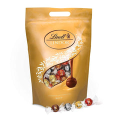 Lindt, mega kiszerelés, kb 160 db csokoládé gömb, különféle választék, 2 kg Csokoládé cukorka Naty Shop