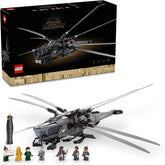 LEGO 10327 Icons Dune Atreides Royal Ornithopter, set de colecționat pentru adulți, cadou de film pentru bărbați, femei și fani, aeronavă model cu 8 figuri, inclusiv Paul Atreides și baronul Harkonnen Seturi de constructie Besuche den LEGO-Store Singur