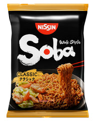 Nissin Bag Soba tészta - Klasszikus japán instant tészta 9 csomagos wok stílusban Yakisoba szósszal Gyorsan elkészíthető ázsiai ételek (9 x 109 g)