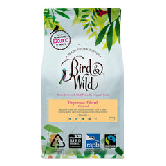 Amestec Espresso Signature, Fairtrade, Cafea boabe întregi, organică, crescută la umbră, protejată de păsări, greutate netă 200 g