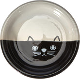 Katzen Keramik Milchschale FACE, Ø14 x 2 cm, 1 Stück