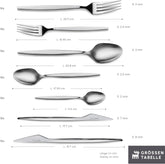 Set de tacâmuri Karaca Thor 84 piese cu cutie, oțel inoxidabil în cutie elegantă Bucatarie Naty Shop