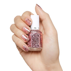 Essie Glitter körömlakk No. 275 a fenti vágás, csillogó/rózsaszín, 13,5 ml