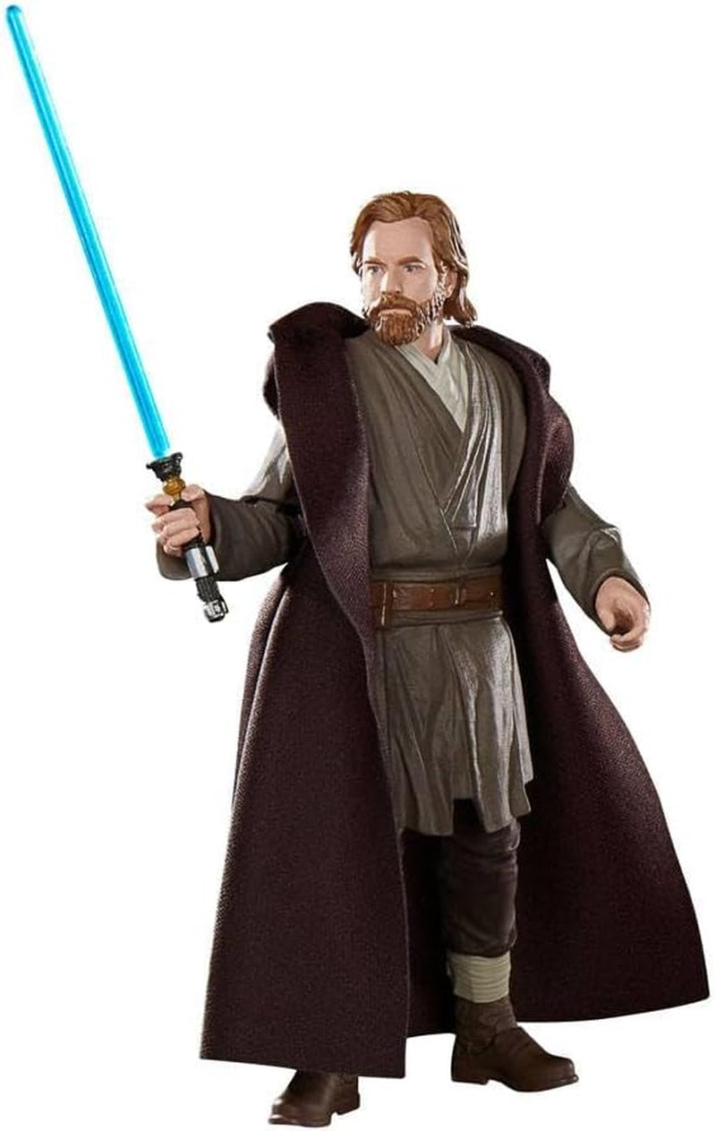 Star Wars Hasbro Star WarBlack sorozat Obi-Wan Kenobi (Jabiim), 15 cm-es nagy akciófigura Obi-Wan Kenobi, Multi, F7098 akciófigurák Naty Shop Alapértelmezett cím