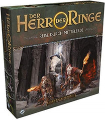 Fantasy Flight Games, A Gyűrűk Ura: Utazások Középföldére, Core Set, Szakértői játék, Dungeon Crawler, 1-5 játékos, 14 éven felüliek, 60+ perc, német, többszínű.