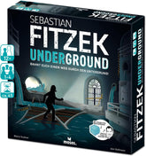 Mózes. Sebastian Fitzek Underground, egy innovatív 3D-s thriller játék a szabadulási játékok rajongóinak, Marco Teubner kooperatív társasjátéka különböző nehézségi fokozatokkal, 12 éves kortól.