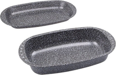 C|H|G Brotback- Und Bratenform Mit Deckel "Granito", Skandia Xtreme Plus: 4-Fach Antihaftbeschichtung in Granitoptik, 37 X 20 X 7 cm, Made in Germany Formák és tálcák sütéshez Naty Shop