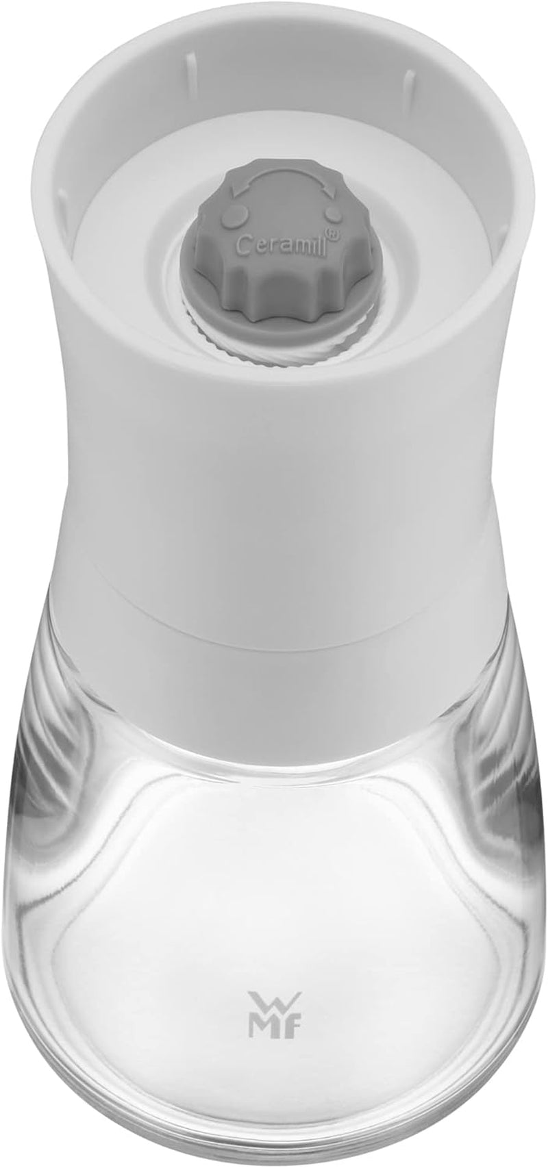 WMF Trend râșniță de sare sau piper 14 cm, fără umplutură, râșniță ceramică, plastic, sticlă, alb Rasnite si Feliatoare Naty Shop