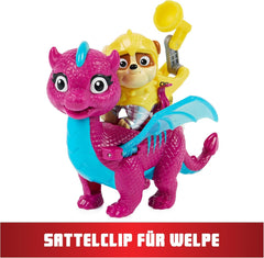 Paw Patrol, Rescue Knights Rubble și Dragon Blizzie set de figurine de acțiune, jucărie potrivită pentru copii cu vârsta de 3 ani și peste Action figures Naty Shop