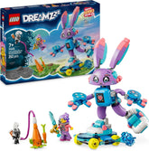 LEGO Dreamzzz Izzie és Bunchurro A játék nyuszi játék gyerekeknek 7+ 2 az 1-ben játékkészlet hősminifigurával és cyberlinggel a képzeletbeli játékélményért 71490 építőkészlet Besuche den LEGO-Store alapértelmezett cím