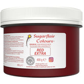 Colorant alimentar Sugarflair Max Concentrated Red, colorant alimentar foarte concentrat pentru marțipan și fondant, colorant pastă Max Concentrated - 400 g