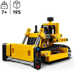 LEGO Technic nehéz buldózer építőjáték buldózer Adjon hozzá építkezési építőjátékot gyerekeknek Tech Ajándék fiúknak és lányoknak 7 éves, 42163 építőkészlet Besuche den LEGO-Store