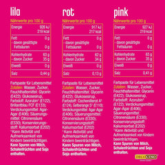 Set de coloranți alimentari Decocino Neon - 3 piese - Roșu, roz, violet - Colorant alimentar cu doză mare - Pentru colorarea prăjiturilor, brioșelor, cupcake-urilor - Fără gust