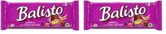 Balisto Chocolate Pack Vrac, Yoberry, Batoane de ciocolată cu cereale și iaurt, 8 x 18,5 g, Ciocolată, Batoane Muesli, Pachet Vrac de ciocolată (148 g)