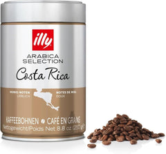 illy, Kaffeebohnen Arabica Selection Costa Rica, 100% Arabica mit Karamell-, Schokoladen- und Vanillenoten, süßer Geschmack, 1 Dose mit 250g