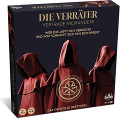 Goliath: Traitors, társasjátékok 12 éves kortól, társasjátékok 4-6 játékos számára, a játék az azonos nevű tévésorozaton alapul