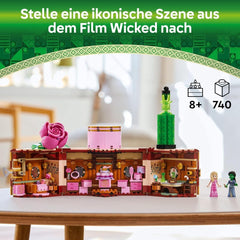 LEGO Wicked Glinda és Elphaba hálószobája - Babaház 2 mini Óz boszorkány babával, klassz kiegészítőkkel, köztük virágokkal és ruhákkal - Kreatív játék 8 év feletti lányoknak és rajongóknak - 75683 Építőkészlet Besuche den LEGO-Store
