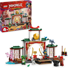 LEGO NINJAGO Spinjitzu Ninja templom - Játékkészlet 4 minifigurával és 1 sárkányfigurával - Építőkészlet - Karácsonyi vagy születésnapi ajándék fiúknak és lányoknak 4 éves kortól 71831 Építőkészletek Besuche den LEGO-Store Alapértelmezett cím