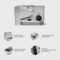 Ritter Serano 5 Többfunkciós elektromos szeletelő, Németországban gyártott Rasnite and Slicers Naty Shop